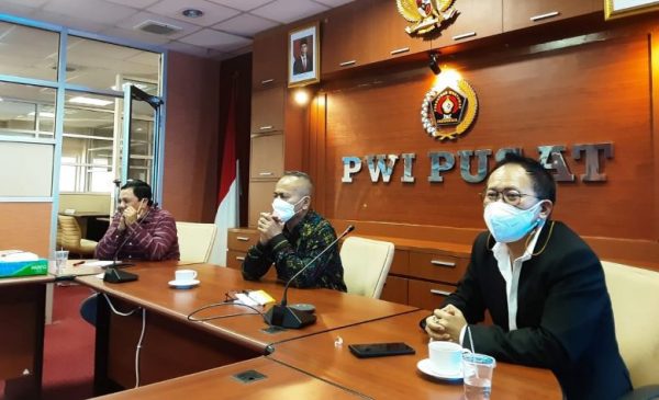 Rapat Virtual PWI Pusat, Pastikan Kendari Tuan Rumah HPN 2022