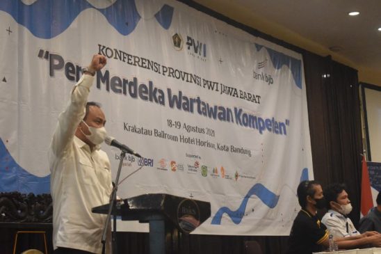 Secara Aklamasi, Hilman Hidayat Ketua PWI Jabar Periode 2021-2026