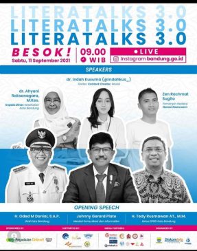 Diskominfo Kota Bandung Bakal Gelar LITERATALKS 3.0
