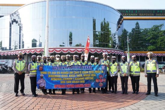 Dit Lantas Polda Jabar Gelar Apel Persiapan Ops Patuh Lodaya 2021