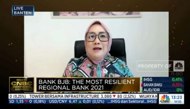 bank bjb Diganjar Penghargaan The Most Resilient Regional Bank 2021