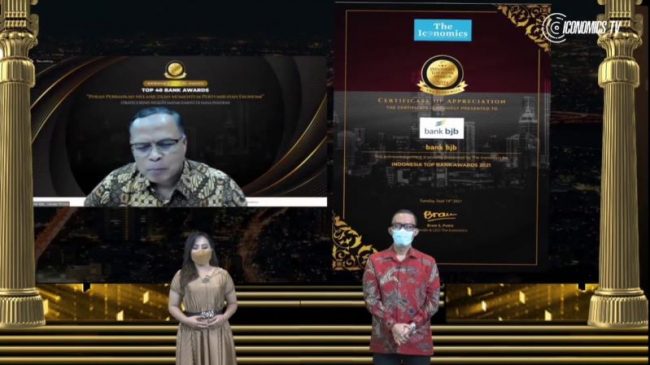 bank bjb Raih Top Bank Award 2021 Dari The Iconomics Research Consulting