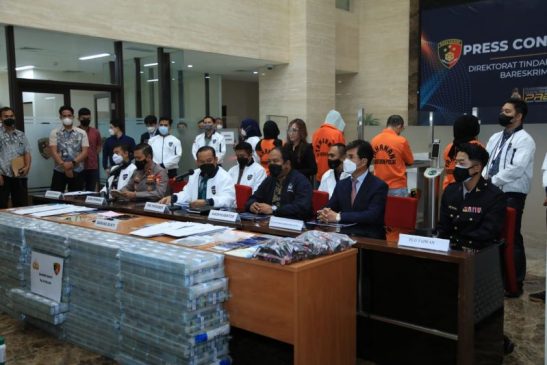 Bareskrim Polri Tangkap 4 Tersangka Penipuan Skema Bussiness Email Compromise