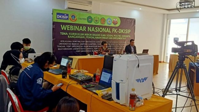 Fisip USB YPKP Ikuti Webinar Nasional ke-8 FK DKISIP, Bahas Program MBKM