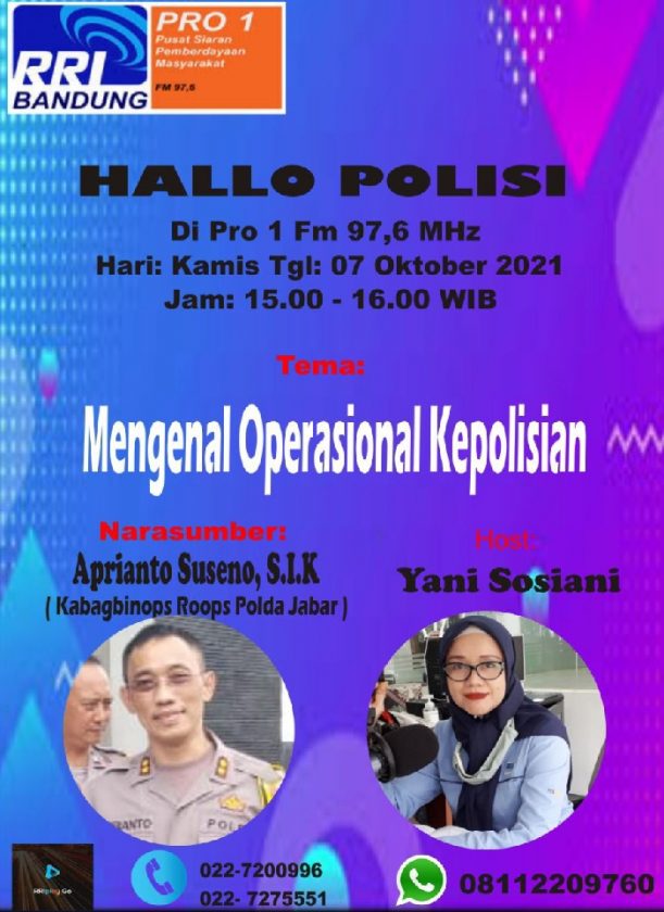 Hallo Polisi, Mengupas Mengenal Operasional Kepolisian