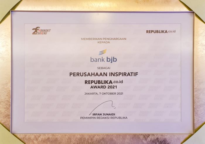 Raih Penghargaan Perusahaan Inspiratif Republika.co.id Award 2021 ...