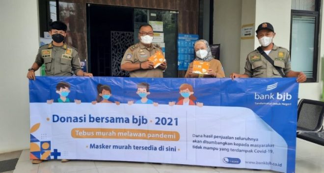 bank bjb Dukung Program Penjualan Masker Murah Bagi Masyarakat