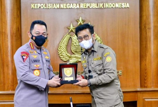 Kapolri Siap Kawal Ketahanan Pangan Rakyat Indonesia, Teken MoU dengan Kementan