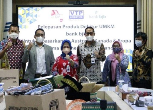 Kerja Sama dengan VTP Logistics, bank bjb Lepas Ekspor Produk Debitur ke Eropa