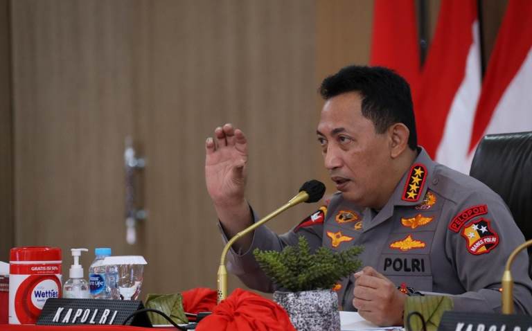 Beri Arahan di Polda Sultra, Kapolri Tekankan Kawal Investasi di Tengah Pandemi Covid-19