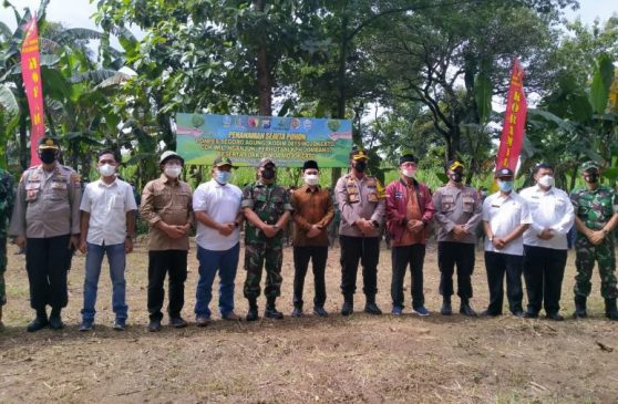 Dandim 0815 Mojokerto dan Ponpes Segoro Agung Laksanakan Gerakan Tanam Sejuta Pohon