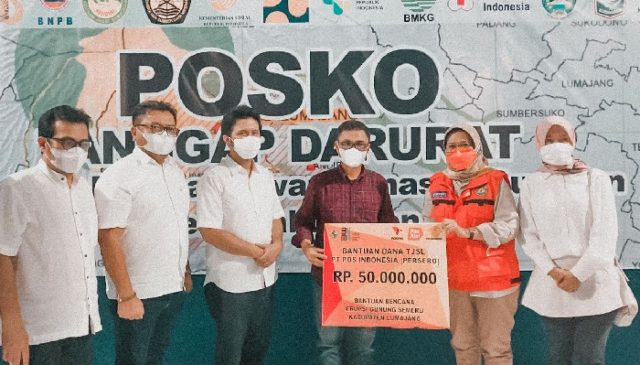 Ini yang Berikan Pos Indonesia untuk Korban Erupsi Semeru