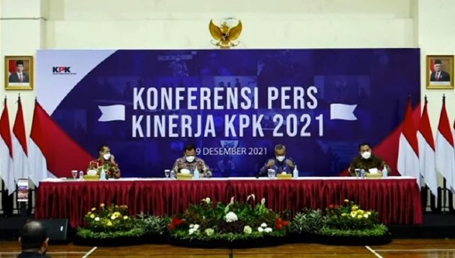 KPK RI Gelar Konferensi Pers Kinerja Tahun 2021