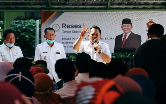 Ketua DPRD Jabar, Taufik Hidayat Serap Aspirasi Masyarakat Desa Cintamekar