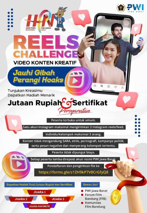 HPN 2022, Selain Lomba Menulis, PWI Jabar Selenggarakan Video Konten Kreatif