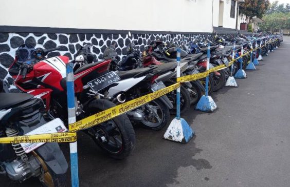 Hasil Operasi Knalpot Bising, Polisi Amankan Ratusan Kendaraan