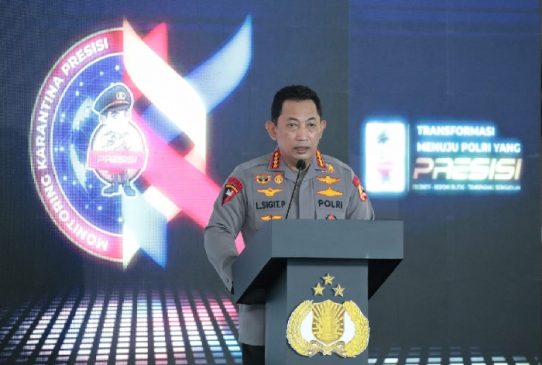 Kapolri Luncurkan Aplikasi Monitoring Karantina Presisi, Upaya Tindak Lanjut Instruksi Presiden Soal Karantina PPLN