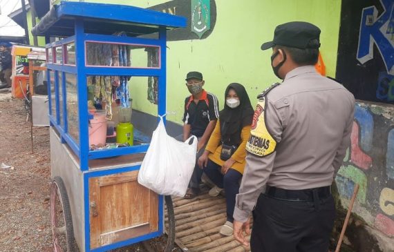 Polisi Imbau Komunitas Pedagang Kaki Lima Kedepankan Prokes