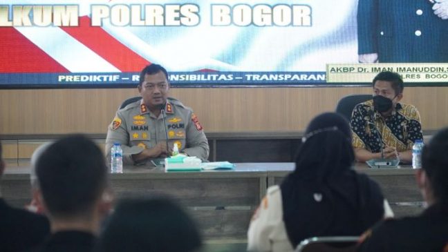 Ciptakan Situasi Aman dan Kondusif, Kapolres Bogor Polda Jabar Jalin Silaturahmi Bersama Ormas dan LSM se-Kabupaten Bogor