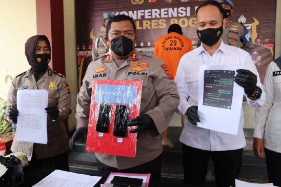 Polres Bogor Polda Jabar Tetapkan Pelatih Futsal Yang Melakukan Konten Pornografi dan ITE Menjadi Tersangka