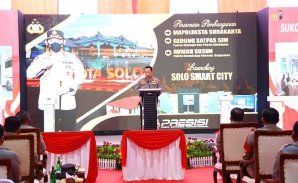 Kapolri Resmikan Sarpras Kepolisian dan Solo Smart City, Pelayanan Publik Mudah dan Tak Berbelit-Belit
