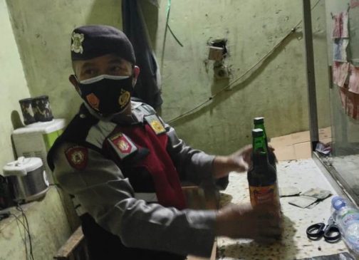 Polisi Gencar Razia Miras Guna Ciptakan Wilayah Aman dan Kondusif
