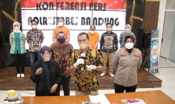 Polrestabes Bandung Polda Jabar Amankan Pelaku Pencabulan Anak di Bawah Umur
