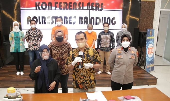 Polrestabes Bandung Polda Jabar Amankan Pelaku Pencabulan Anak di Bawah Umur