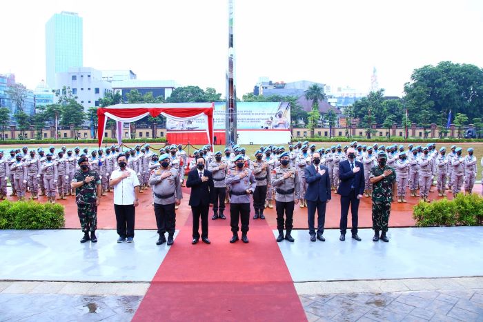 Tutup Misi Satgas Perdamaian Dunia, Kapolri Jadilah Inspirasi untuk Wujudkan Polri Dicintai Masyarakat