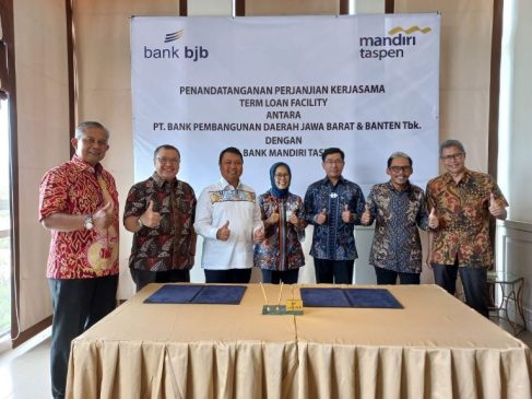 bank bjb Lakukan Penandatanganan Perpanjang Kerja Sama dengan Bank Mandiri Taspen