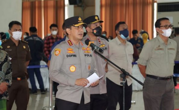 Kabaintelkam Polri Apresiasi Masyarakat Ciamis Peroleh Vaksinasi Covid-19