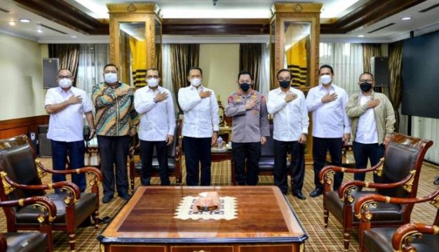 Kapolri Audiensi dengan Kadin, Kedepankan Pendampingan Pencegahan Ciptakan Iklim Investasi Kondusif