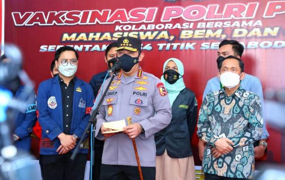 Kapolri Kejar Target Vaksin Booster Agar Warga Memiliki Kekebalan Jalani Aktivitas Ramadhan