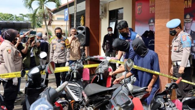 Operasi Jaran Lodaya 2022, Polisi Berhasil Amankan Belasan Motor di Wilayah Polres Kuningan