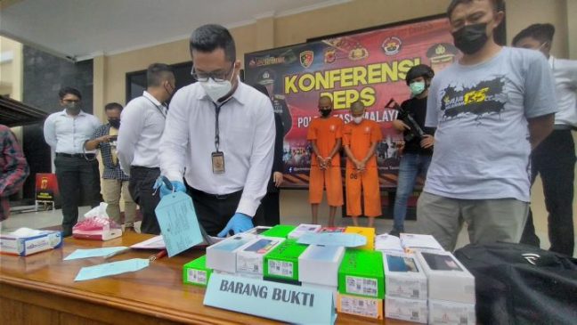 Pembobol Counter Handphone di Tasikmalaya Diringkus Polisi