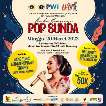 Peringati HPN 2022, PWI Jabar dan IKWI Jawa Barat Gelar Lomba Menyanyi Pop Sunda