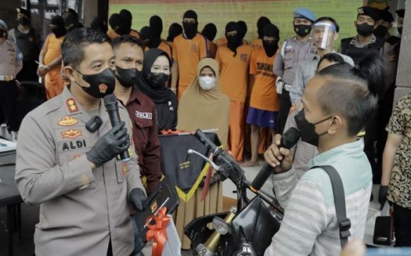 Polisi Amankan 19 Pelaku Kejahatan Curanmor di Wilayah Polres Karawang