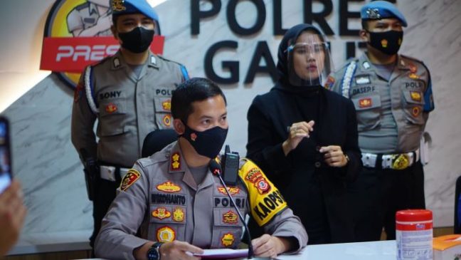Polres Garut Gelar Konferensi Pers Kronologis Dugaan Perkara Tindak Pidana Penganiayaan