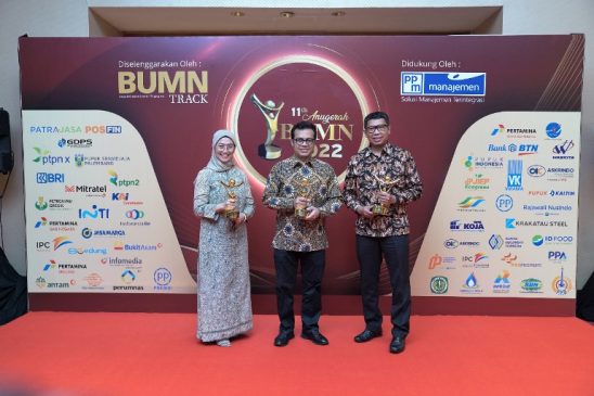Pos Indonesia Raih 3 Penghargaan di Ajang Anugerah BUMN 2022