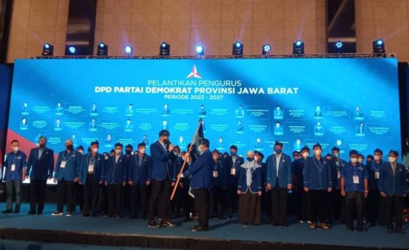AHY Lantik Ketua DPD Partai Demokrat Jabar Periode 2022-2027