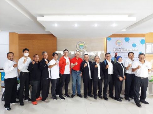 Achmad Nugraha Bersama Bapopsi Diskusi Peningkatan Kualitas Atlet