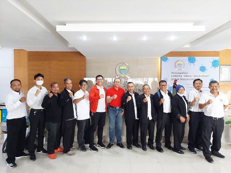 Achmad Nugraha Bersama Bapopsi Diskusi Peningkatan Kualitas Atlet
