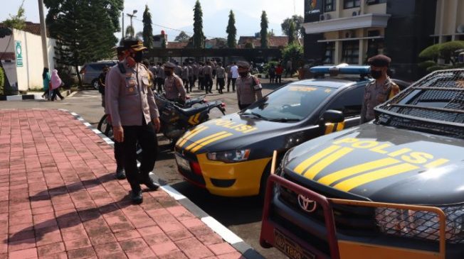 Backup Pengamanan Demo 11 April di Jakarta, Polisi Wilayah Sumedang Siagakan 263 Personel