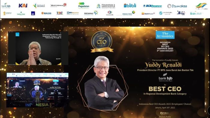 Catatkan Prestasi Gemilang, Dirut Bank Bjb Raih Indonesia Best CEO ...