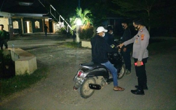 Sebanyak Tiga Unit Sepeda Motor Knalpot Brong Diamankan Polisi di Wilayah Kecamatan Cantigi