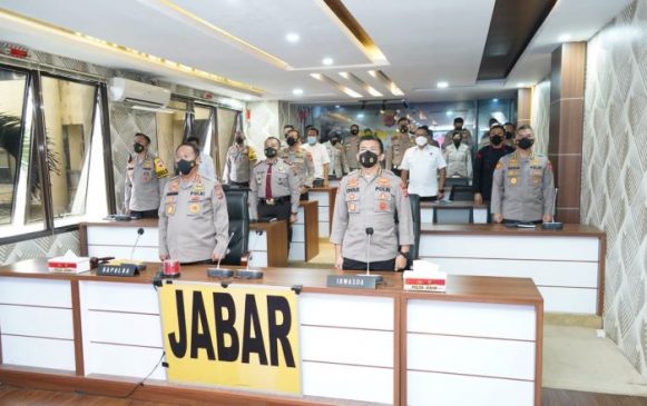 Kapolda Jabar Pimpin Pembukaan Rakernis Fungi Pam Obvit Polda Jabar TA 2022