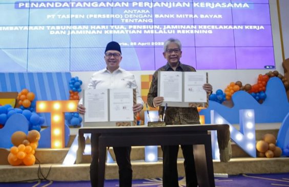 bank bjb Tandatangani Kerja Sama dengan PT Taspen