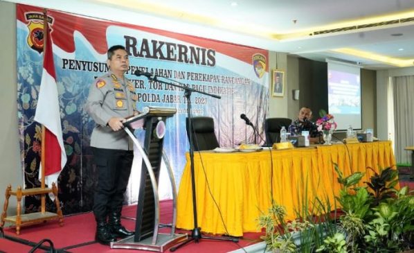 Biro Perencanaan Polda Jabar Gelar Rakernis Penyusunan, Penelaahan dan Perekapan Rancangan RKA Satker, TOR Dan RAB Pagu Indikatif Polda Jabar Tahun 2023