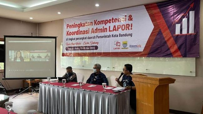 Diskominfo Kota Bandung Gelar Peningkatan Kompetensi dan Koordinasi Admin Operator Lapor!