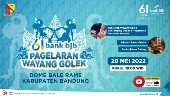 HUT ke-61, Malam ini bank bjb Hadirkan Pagelaran Wayang Golek Semalam Suntuk
